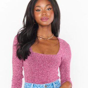 Show Me Your MuMu Pink Bodysuit